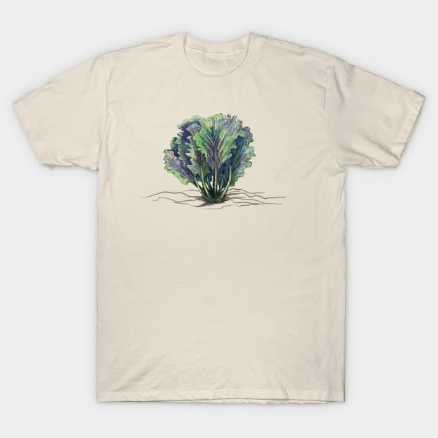 Kale Growing T-Shirt by ericamhf86